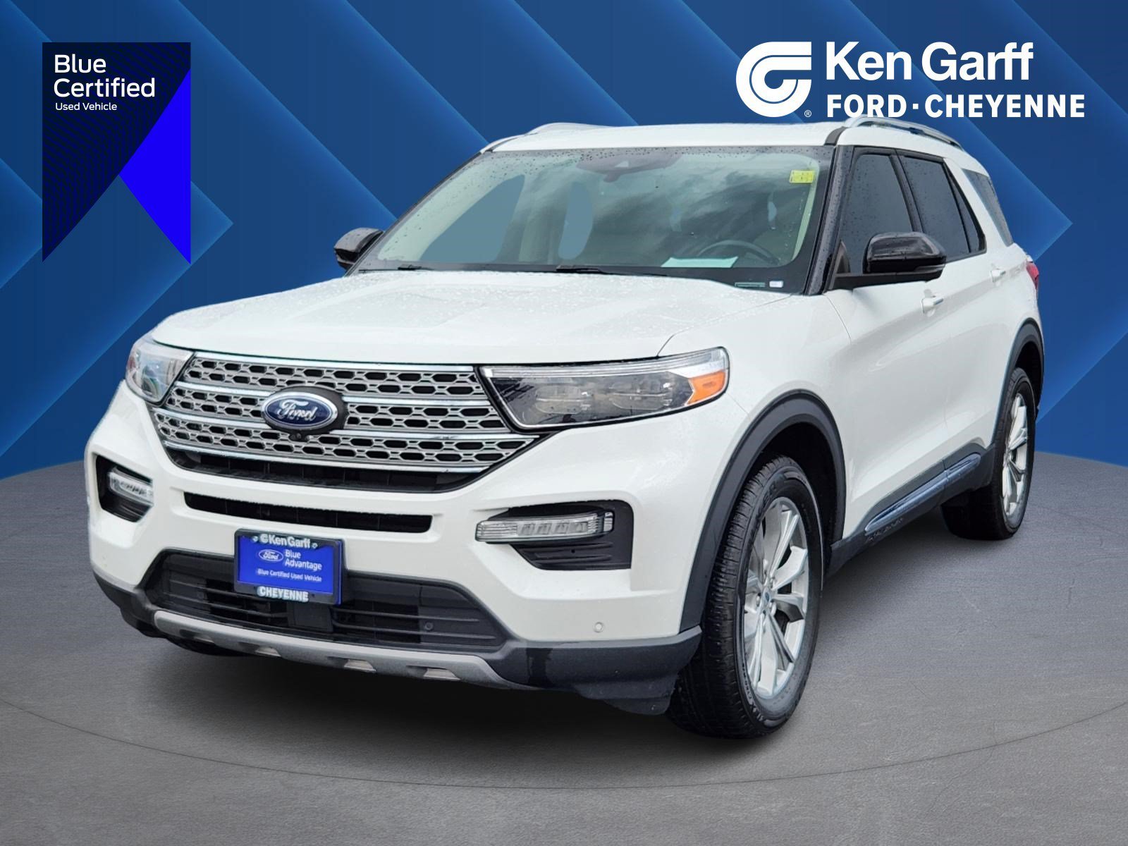 Used 2020 Star White Metallic Tri-Coat Ford Limited image 1