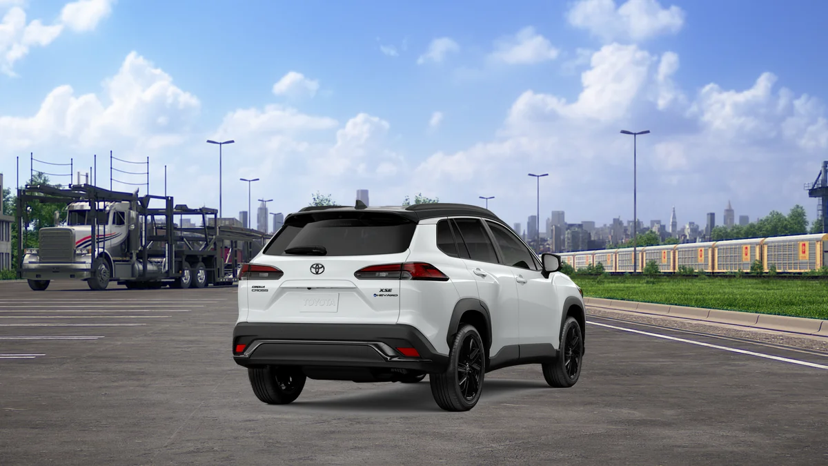 New 2026 Wind Chill Pearl with Jet Black roof Toyota Hybrid XSE image 9