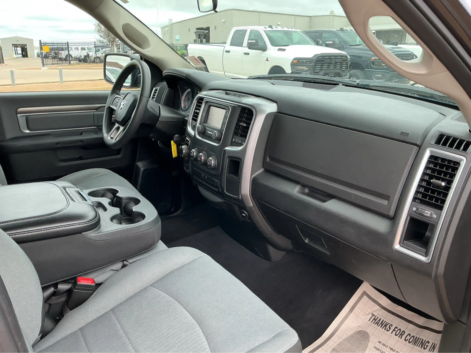 Used 2024 Granite Crystal Metallic Clearcoat Ram SLT image 23