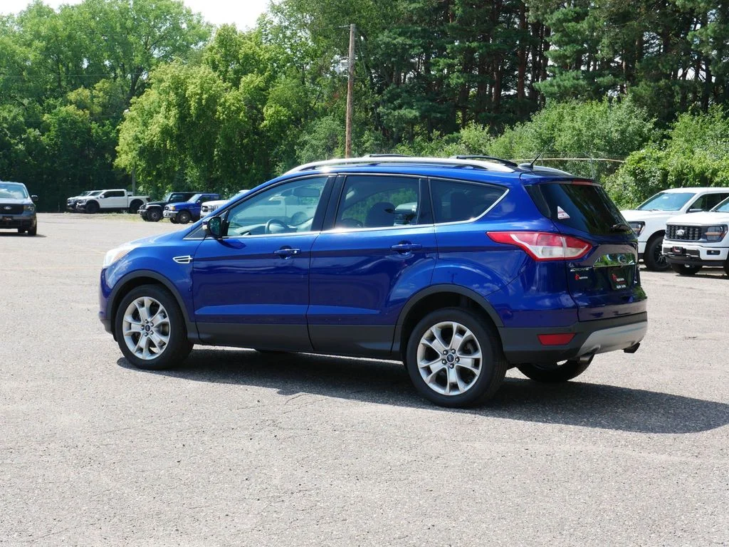 Used 2015 Blue Ford Titanium image 4