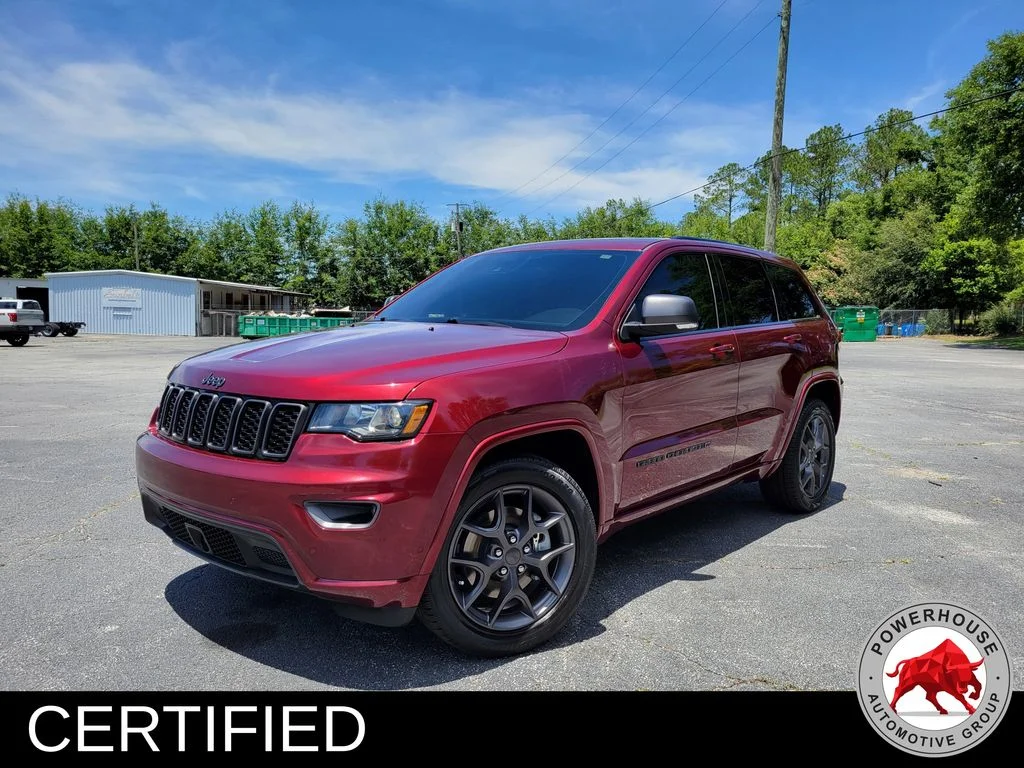 Used 2021 Red Jeep Limited image 1