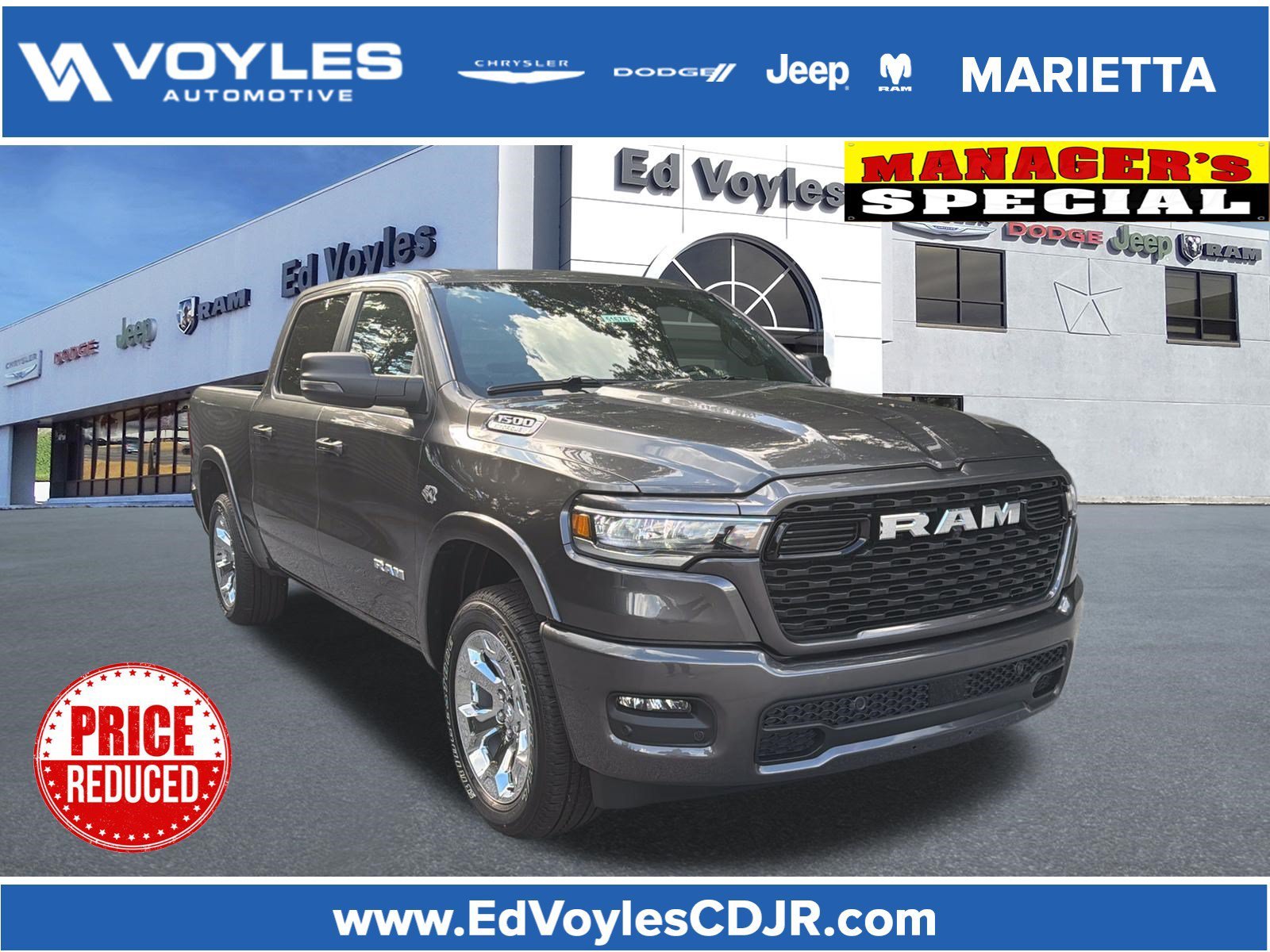 New 2026 Granite Crystal Metallic Clearcoat Ram Big Horn image 1