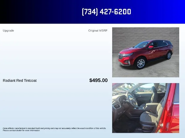 Used 2024 Radiant Red Tintcoat Chevrolet LT image 5