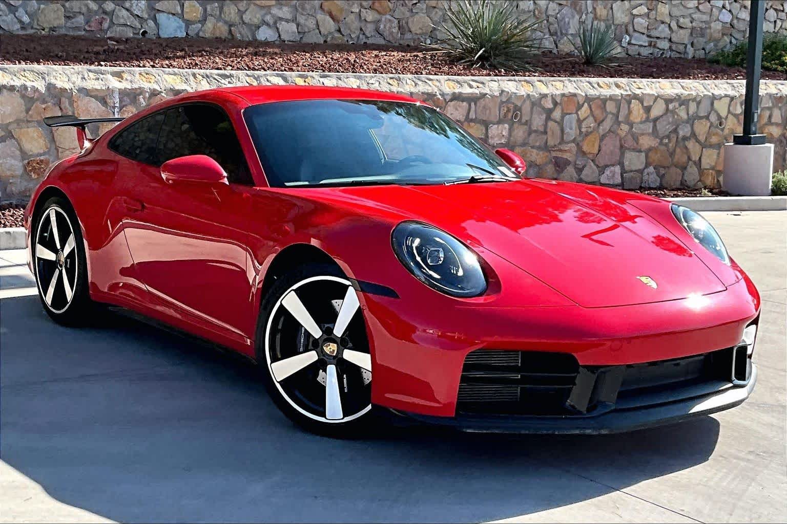 Used 2025 Guards Red Porsche Carrera image 9