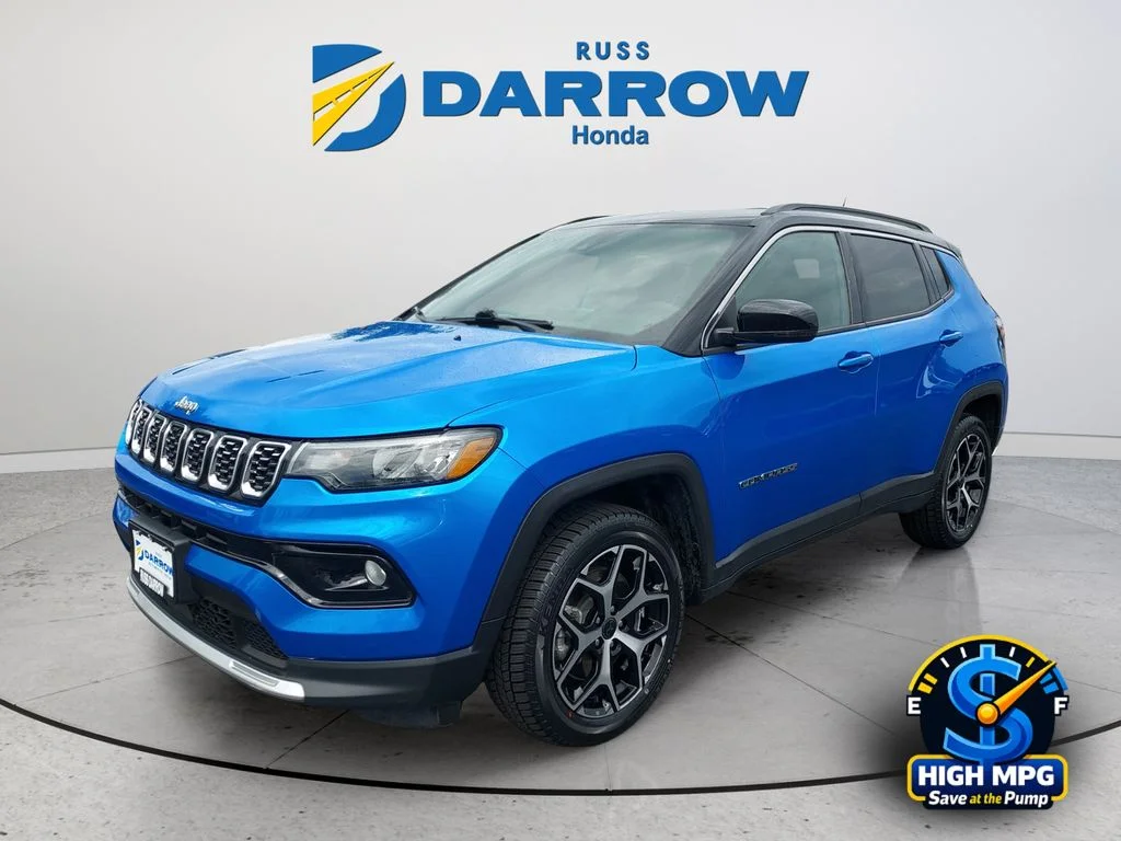 Certified Used 2025 Blue Jeep Limited image 1