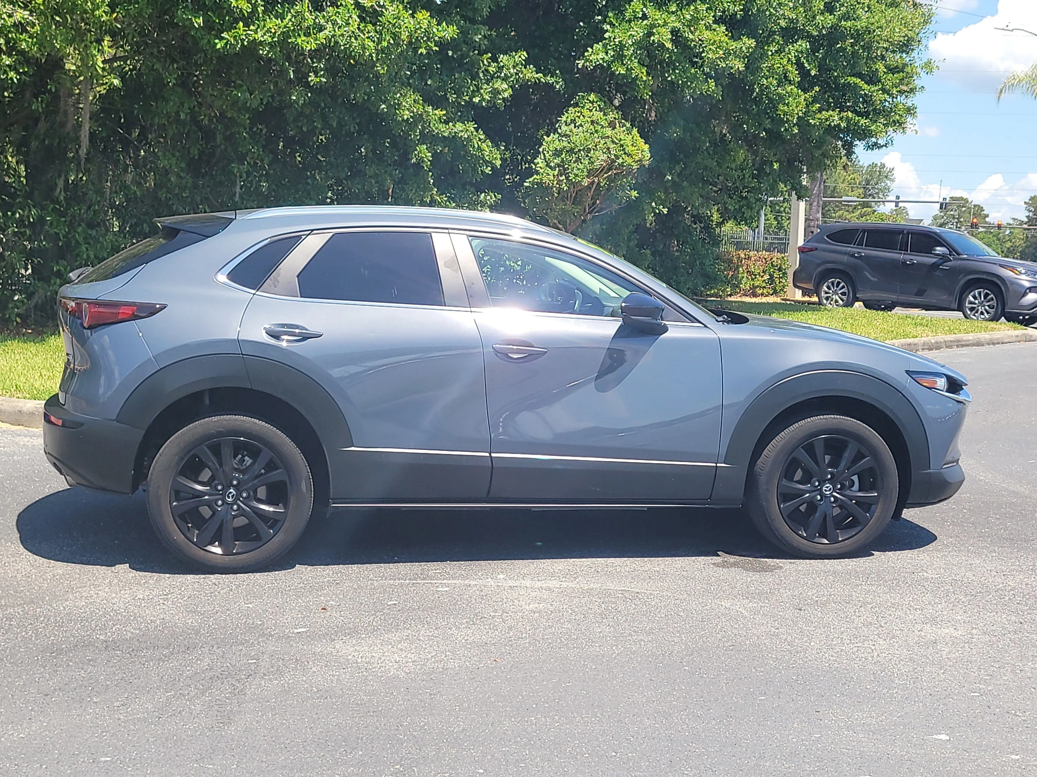 Used 2025 Polymetal Gray Metallic Mazda 2.5 S Carbon Edition image 7