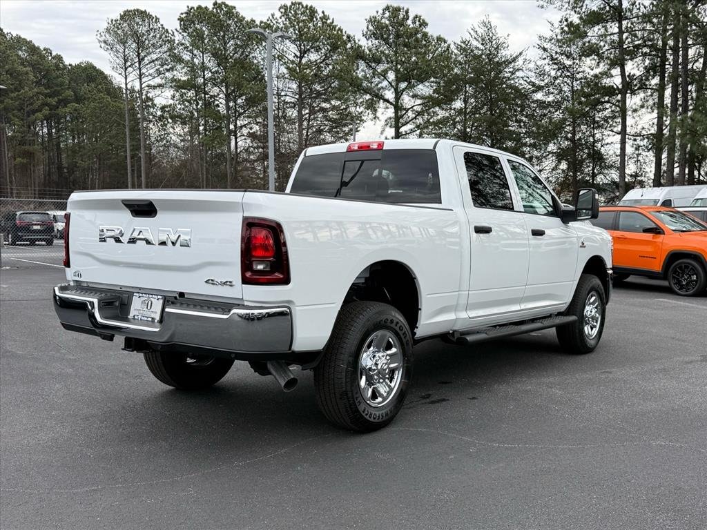 New 2026 Bright White Clear-Coat Exterior Paint RAM Tradesman Crew Cab 4x4 6