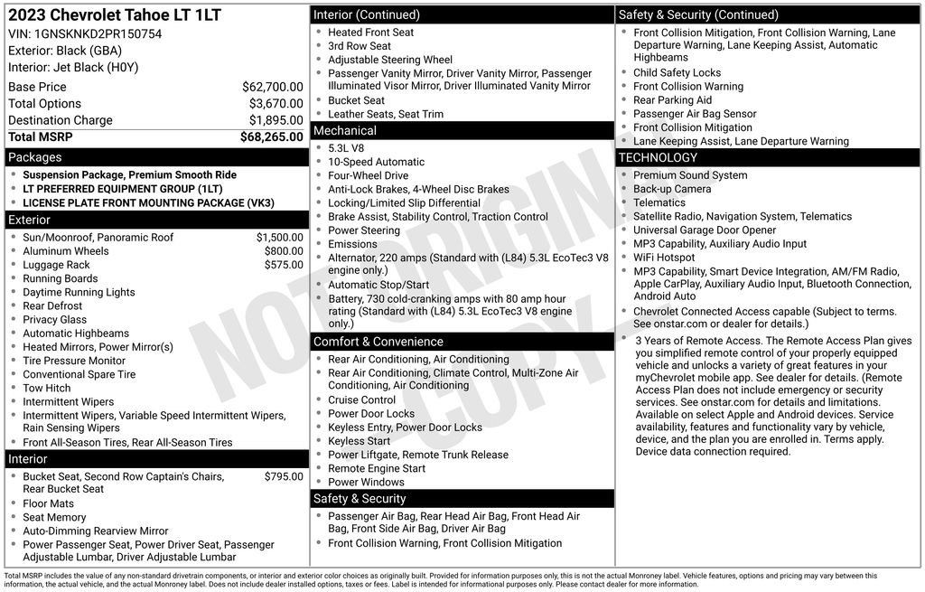 Used 2023 Black Chevrolet LT image 33