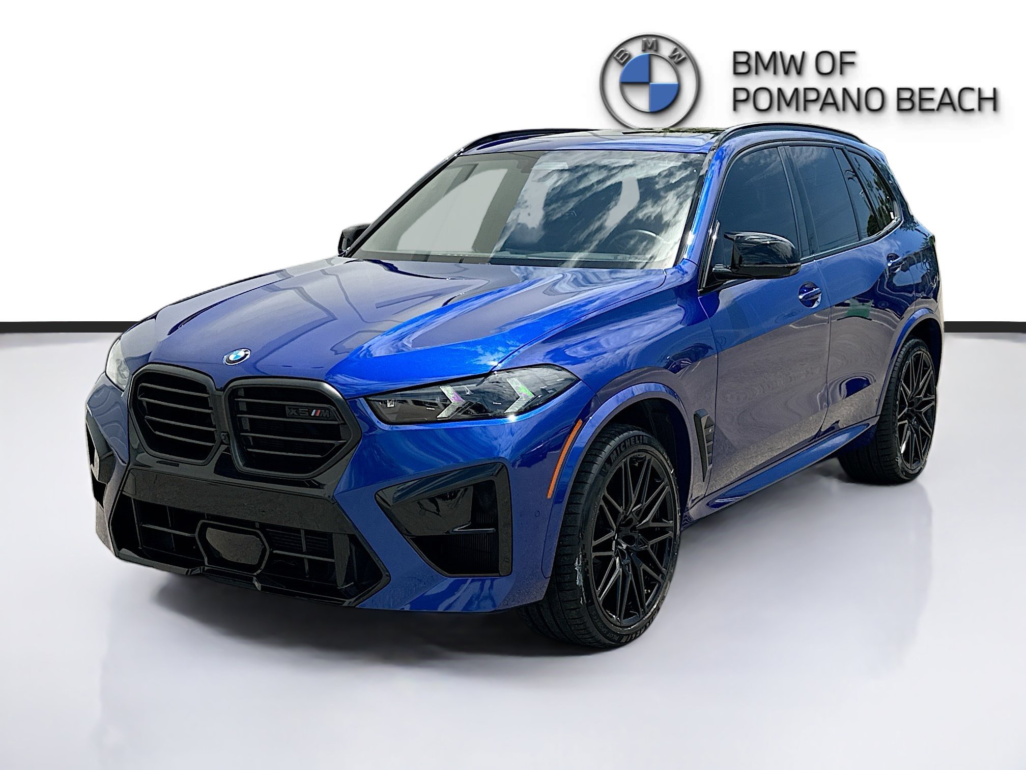 Used 2024 Marina Bay Blue Metallic BMW Competition image 3
