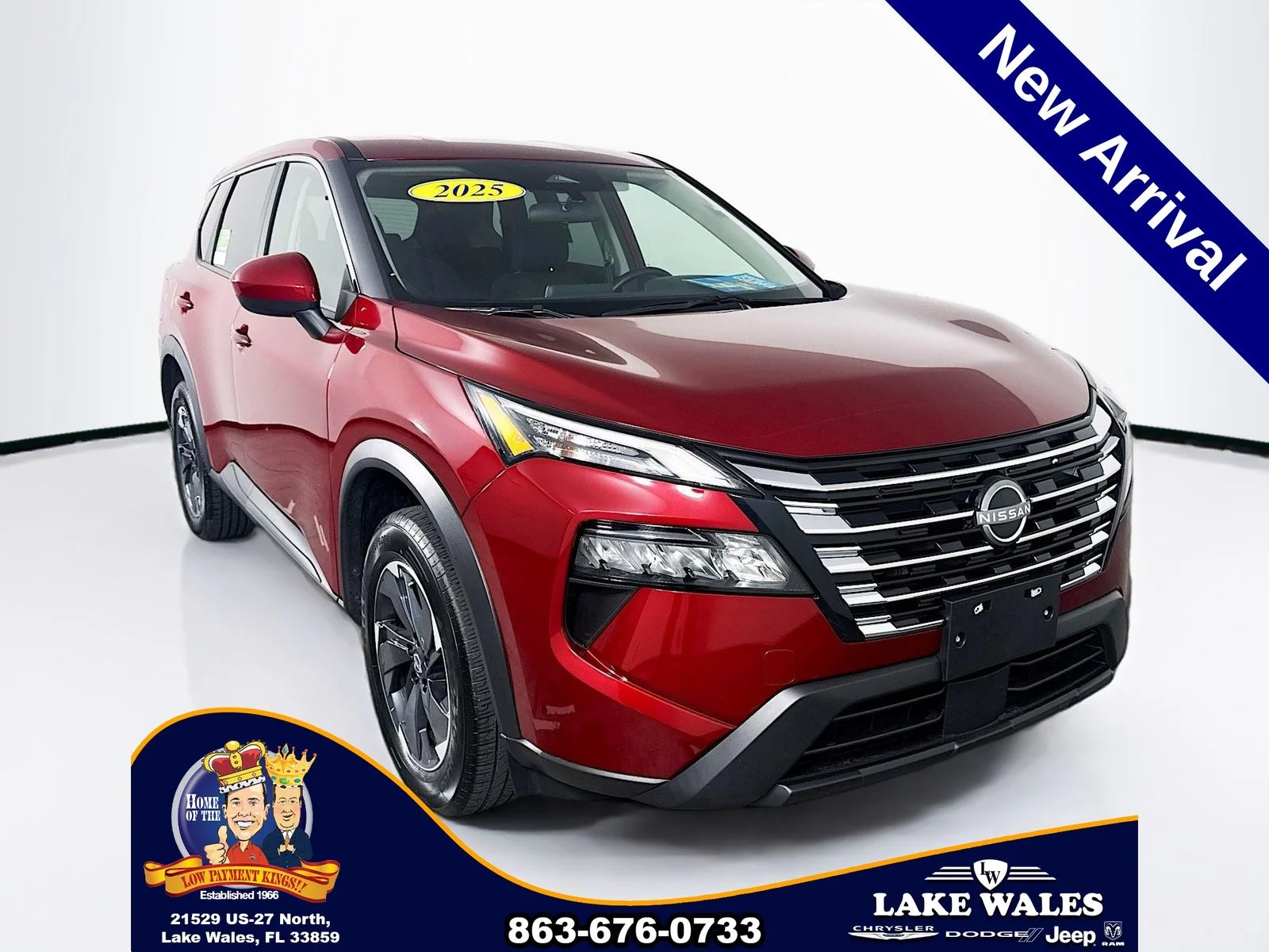 Used 2025 Red Nissan SV image 1