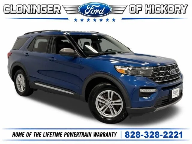 Used 2020 Blue Ford XLT image 1