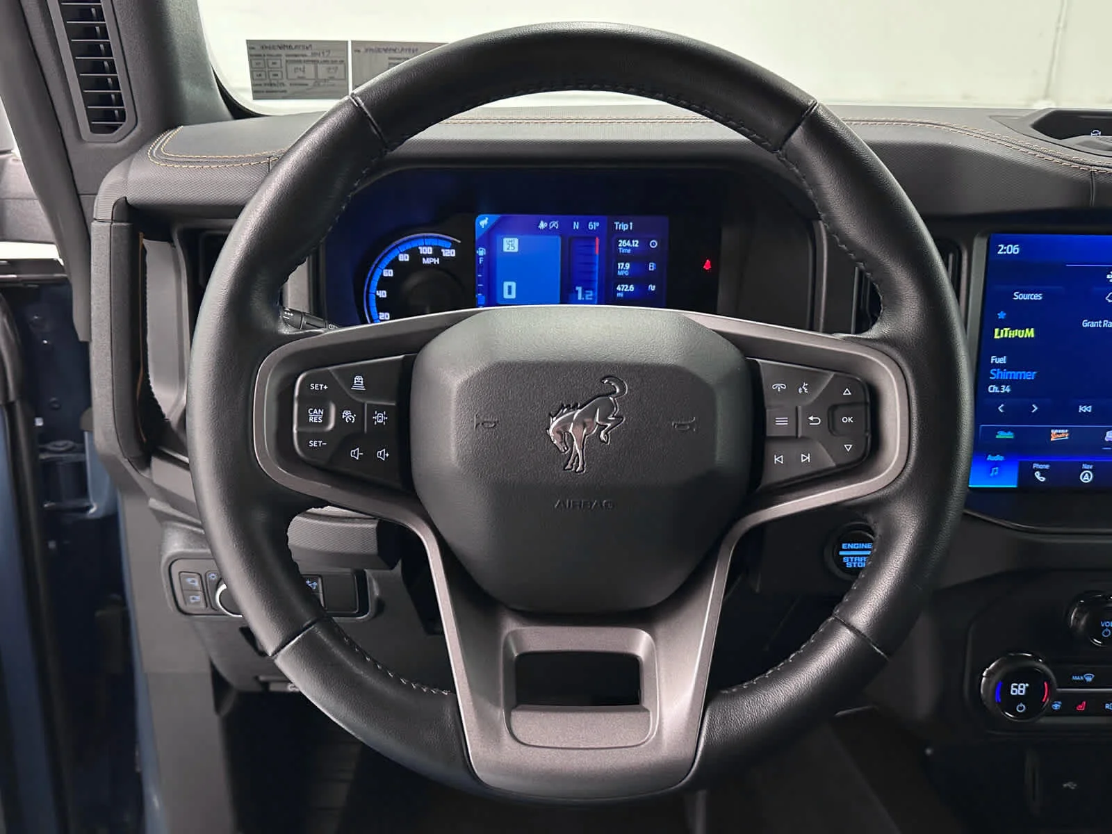Used 2024 Azure Gray Metallic Tri-Coat Ford Badlands image 24
