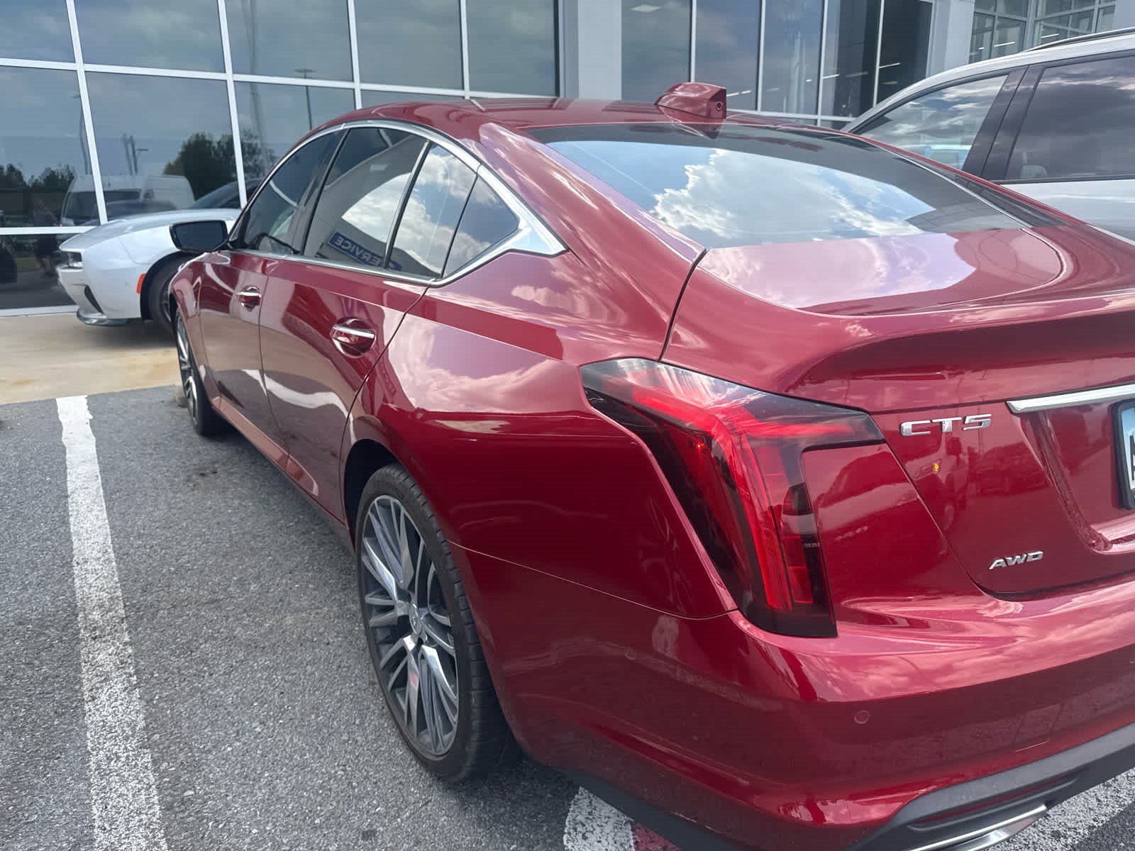 Used 2025 Radiant Red Tintcoat Cadillac Premium Luxury image 4