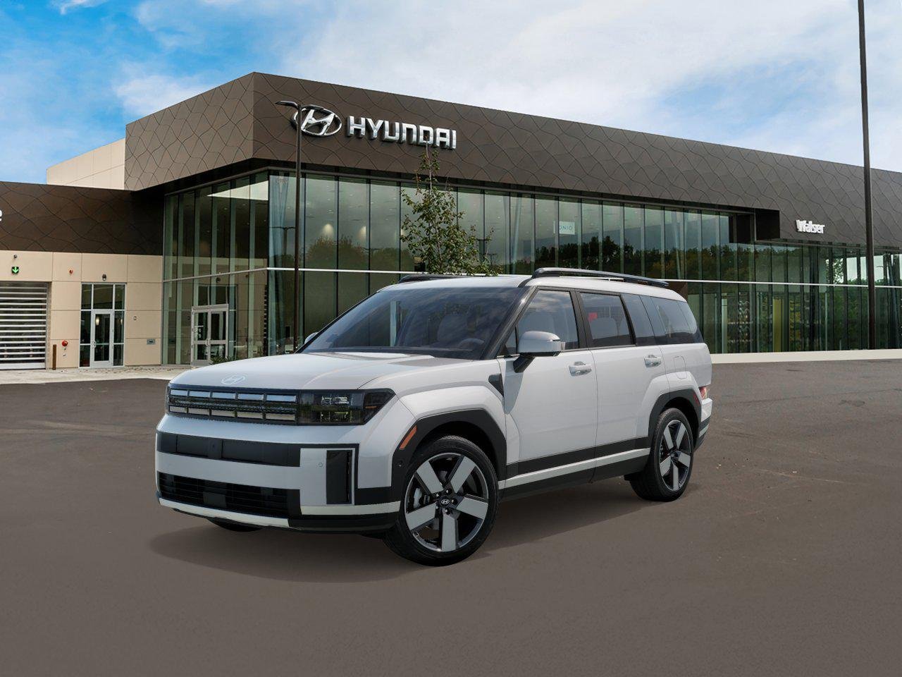 New 2026 Serenity White Hyundai Limited 7P AWD image 19