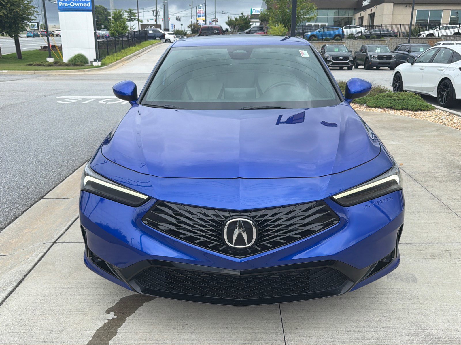 Used 2024 Apex Blue Pearl Acura with A-Spec Package image 2