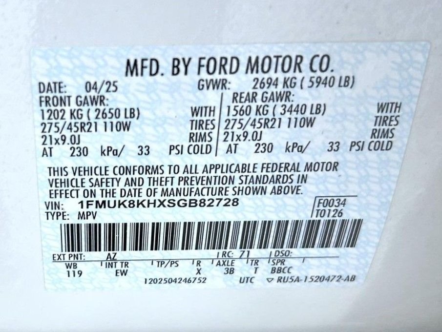Used 2025 White Ford ST-Line image 27