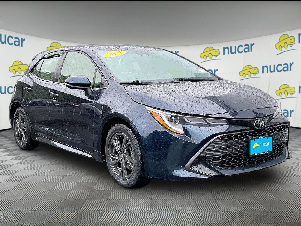 Used 2021 Blue Toyota SE image 1