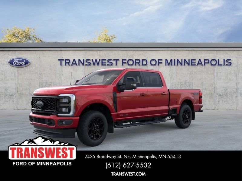 New 2026 Ruby Red Metallic Tinted Clearcoat Ford F-350® Lariat® image 1