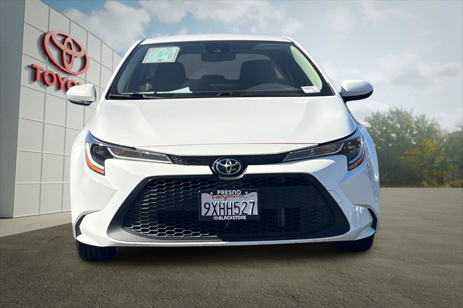 Certified Used 2022 White Toyota LE image 8