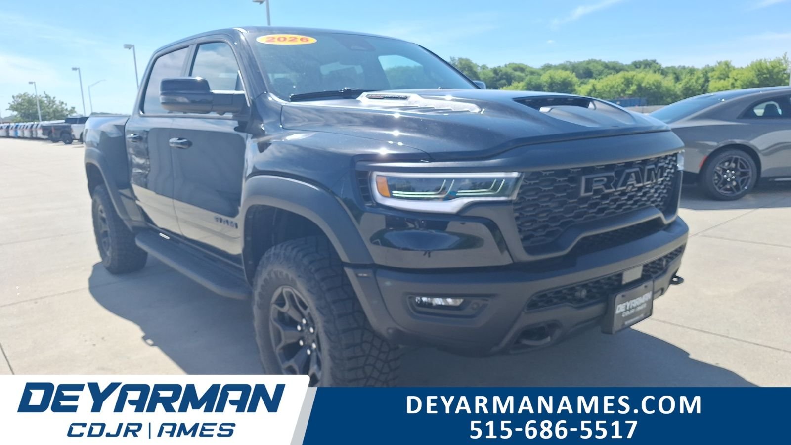 New 2026 Diamond Black Crystal Pearl-Coat Exterior Paint RAM RHO image 1