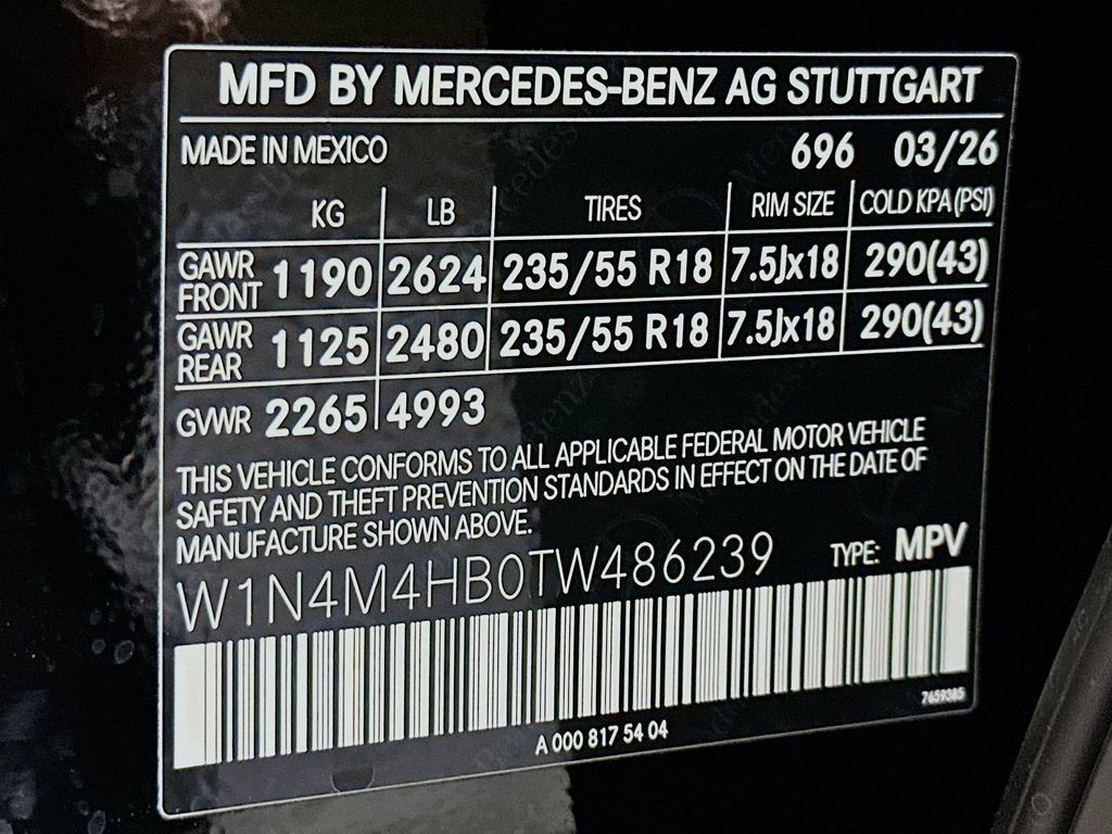 New 2026 Night Black Mercedes-Benz GLB 250 image 62