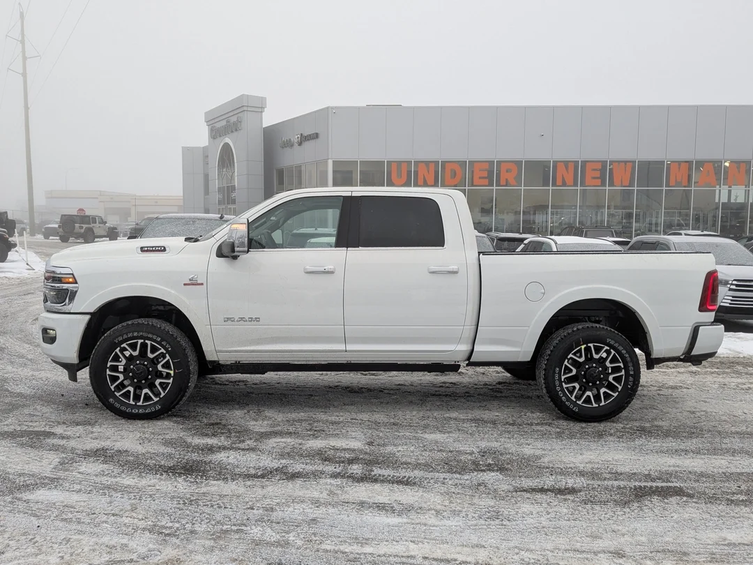 New 2026 White RAM Limited Longhorn - - Bison Brown Premium Leather - Longhorn Level 1 Equip - 5th W & Gn Prep & More! image 5