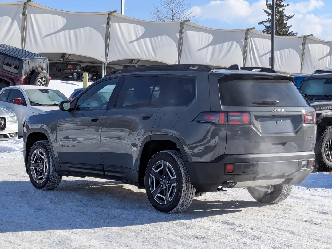 New 2026 Grey Jeep Laredo - - 4x4 - Adaptive Cruise - 12.3 Display - Heated Seats/Wheel - Compact Spare Tire & More! image 6