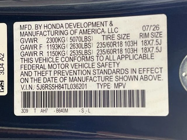 New 2026 Canyon River Blue Metallic Honda Sport-L image 28