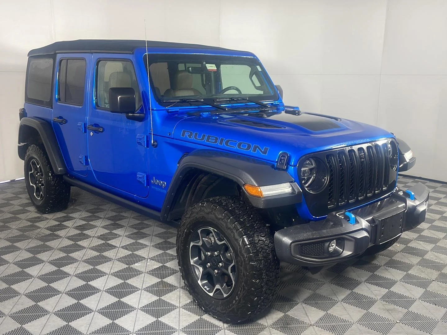 Used 2021 Hydro Blue Pearlcoat Jeep Unlimited Rubicon image 5
