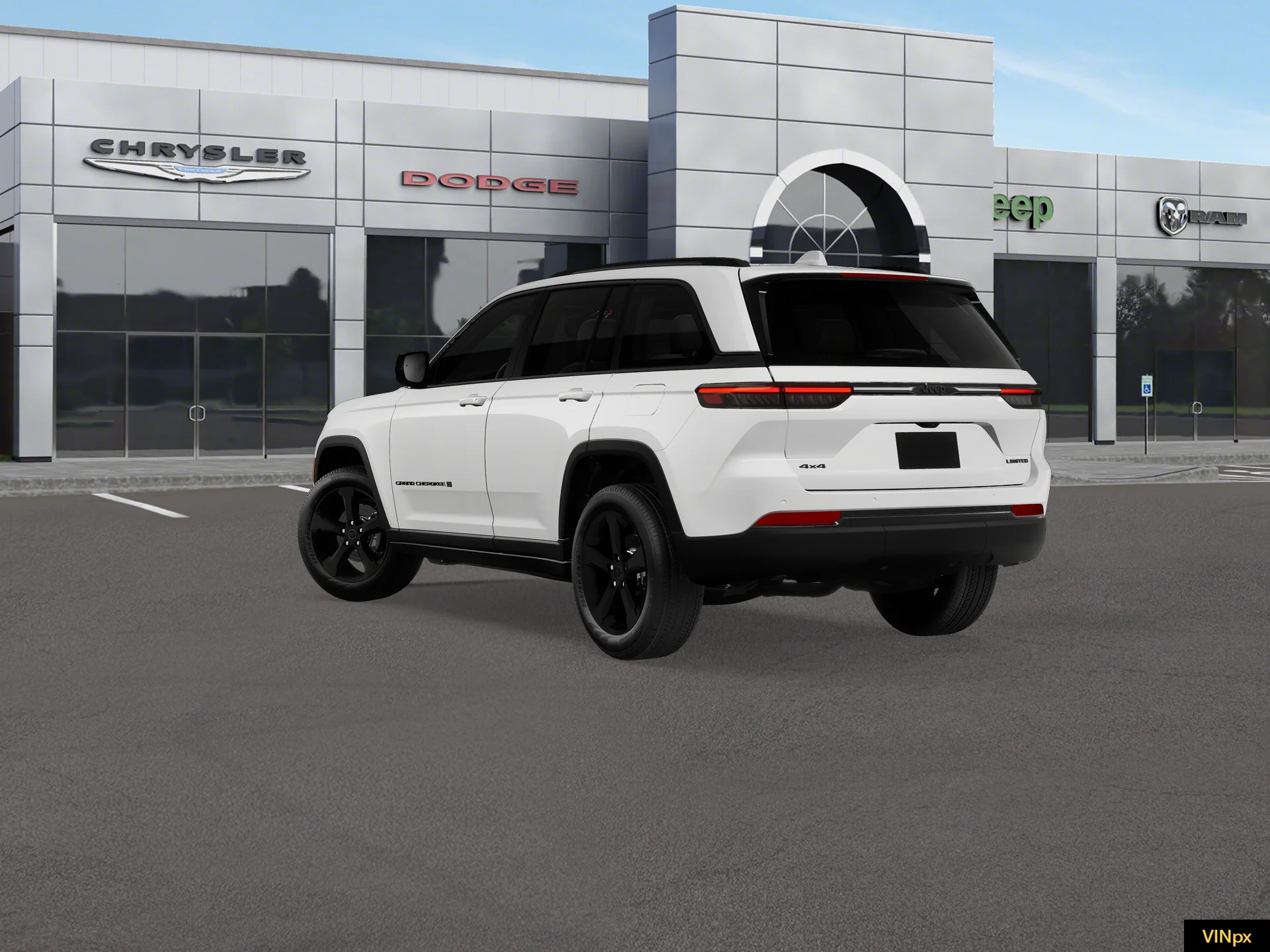 New 2027 Bright White Clear-Coat Paint Jeep Limited image 1