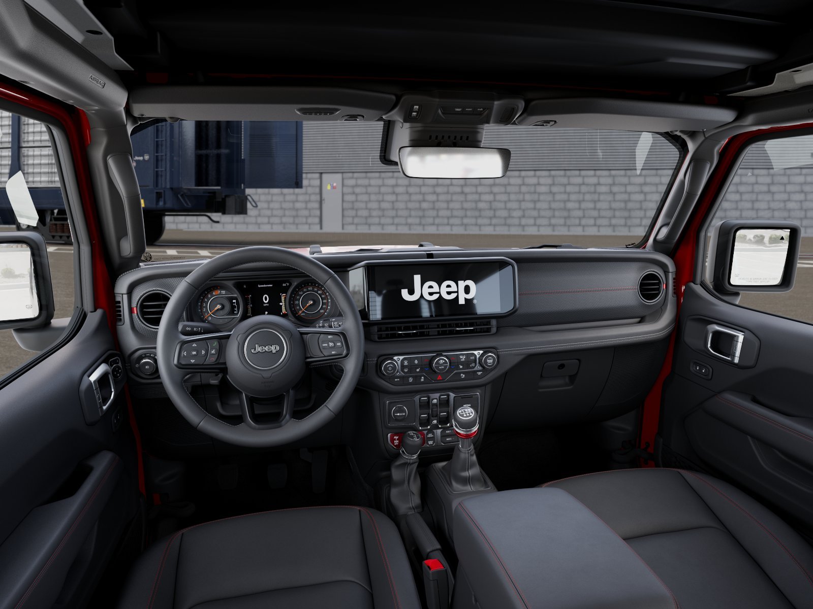 New 2027 Firecracker Red Clear-Coat Paint Jeep Rubicon X image 8