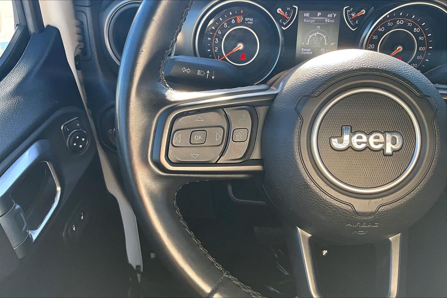 Used 2022 Bright White Clearcoat Jeep Unlimited Willys image 23