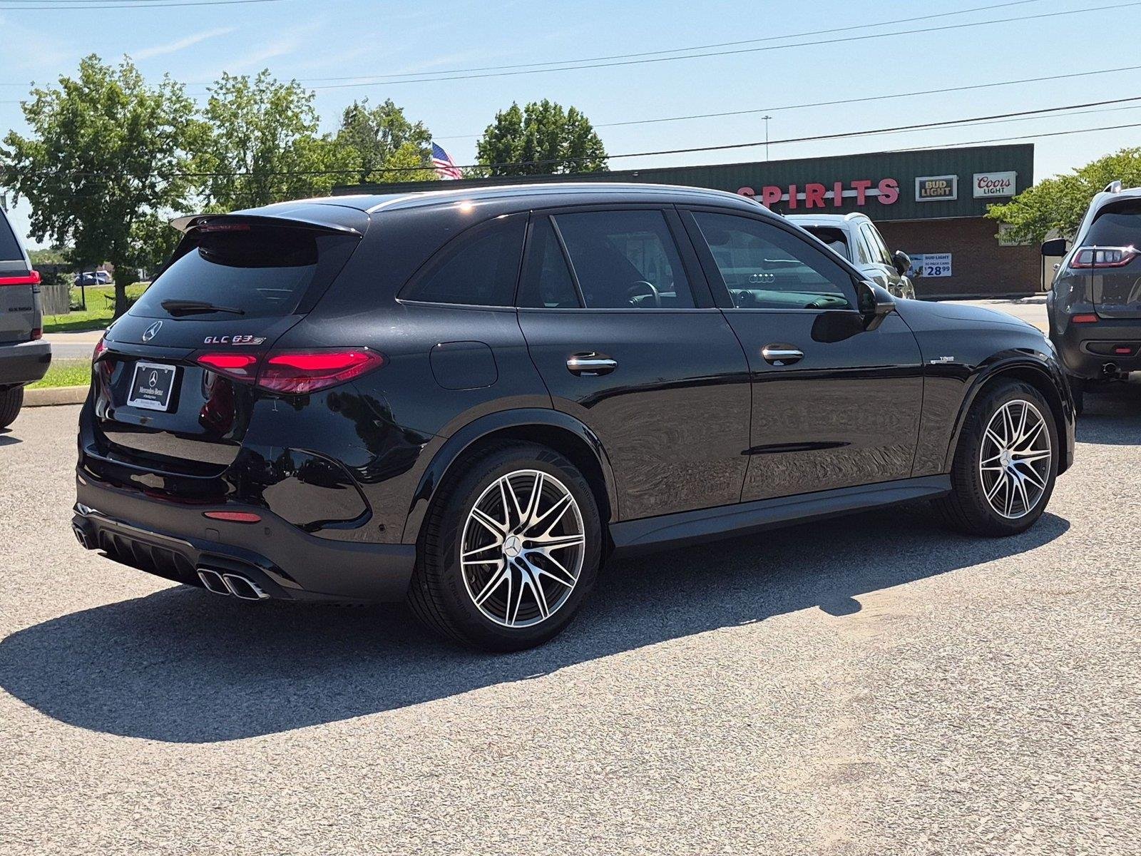 Used 2025 Obsidian Black Metallic Mercedes-Benz AMG® GLC 63 S E Performance image 5
