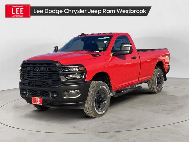 New 2026 Flame Red Clearcoat Ram TRADESMAN REGULAR CAB 4X4 8