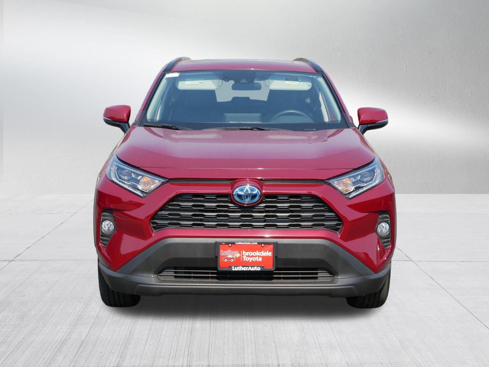 Certified 2021 Toyota RAV4 XLE Premium with VIN 4T3B6RFV0MU028039 for sale in Brooklyn Center, Minnesota