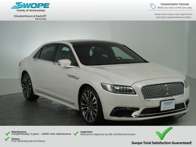 2018 Lincoln Continental Reserve