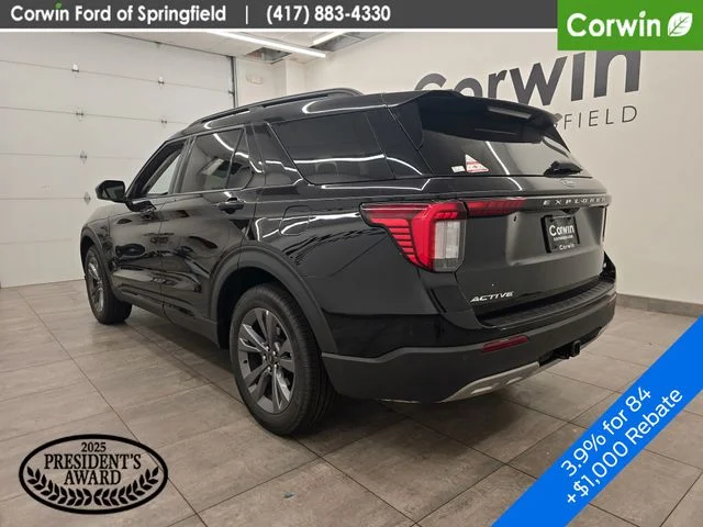 New 2026 Agate Black Metallic Ford Active image 4