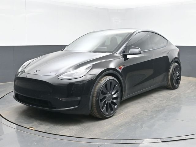 Used 2021 Black Tesla Performance image 4