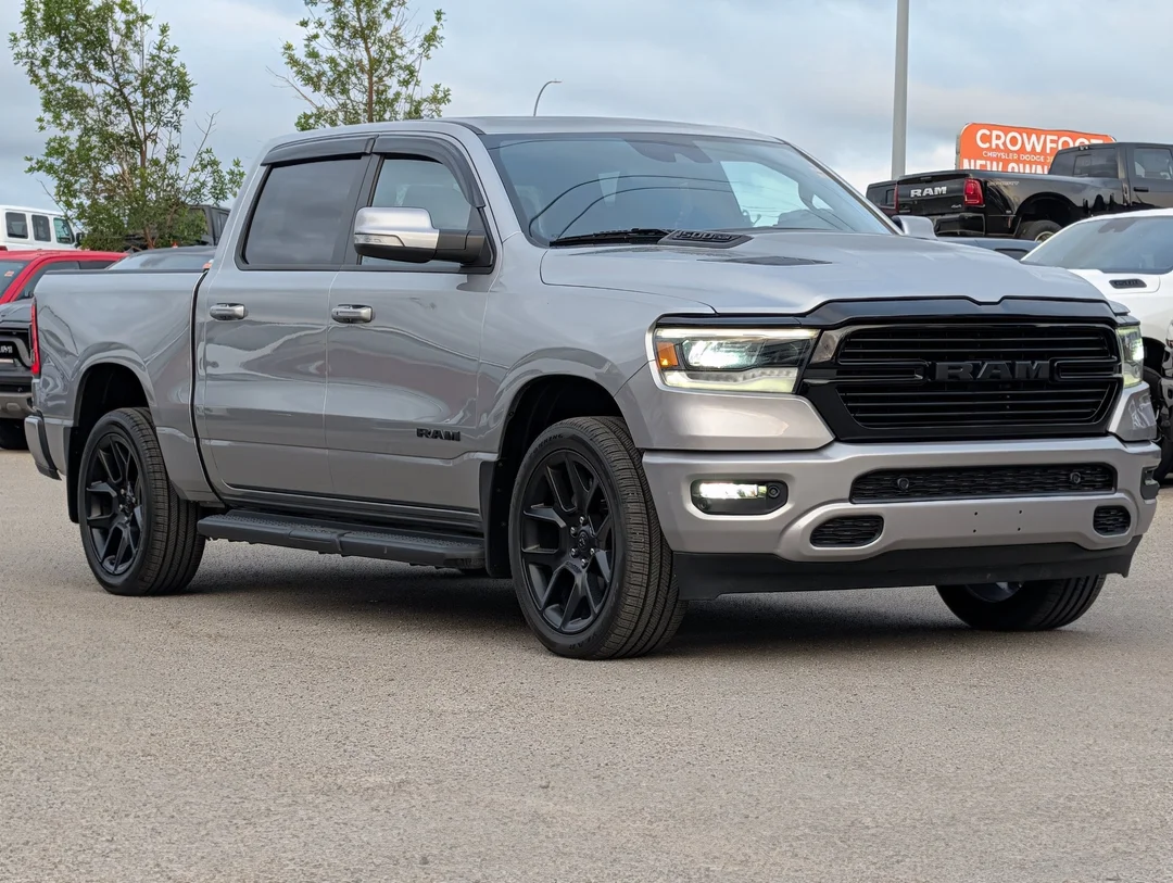 Certified Used 2022 Silver RAM Sport - - 4x4 - Dual Pane Sunroof - Night Edition - Level II Grp - Alpine Audio & More! image 2