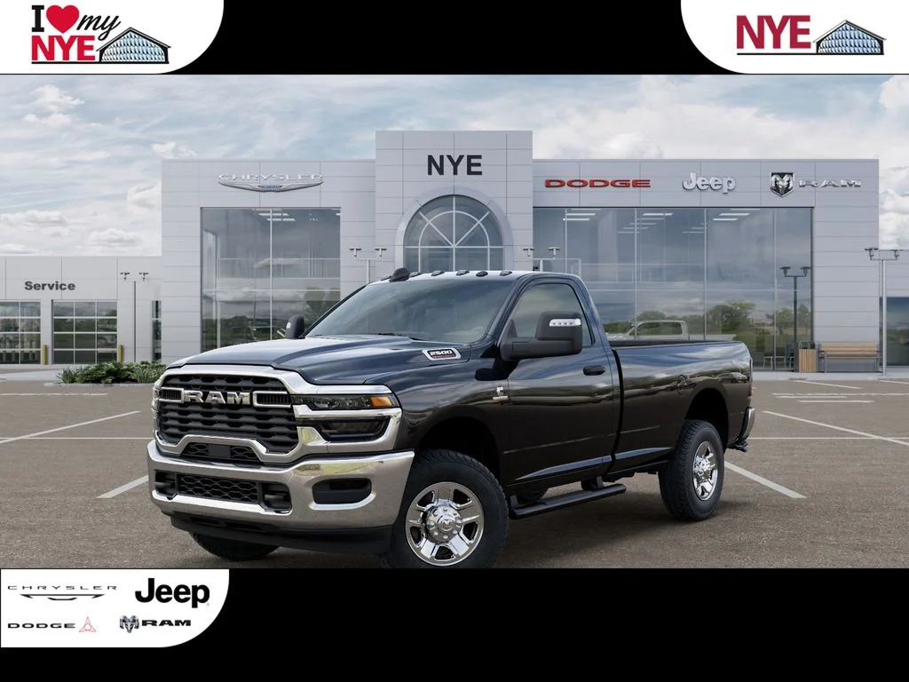 New 2026 Diamond Black Crystal Pearl-Coat Exterior Paint RAM Tradesman image 1