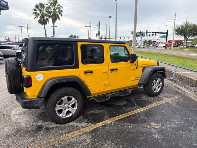 Used 2019 Hellayella Clearcoat Jeep Unlimited Sport S image 4