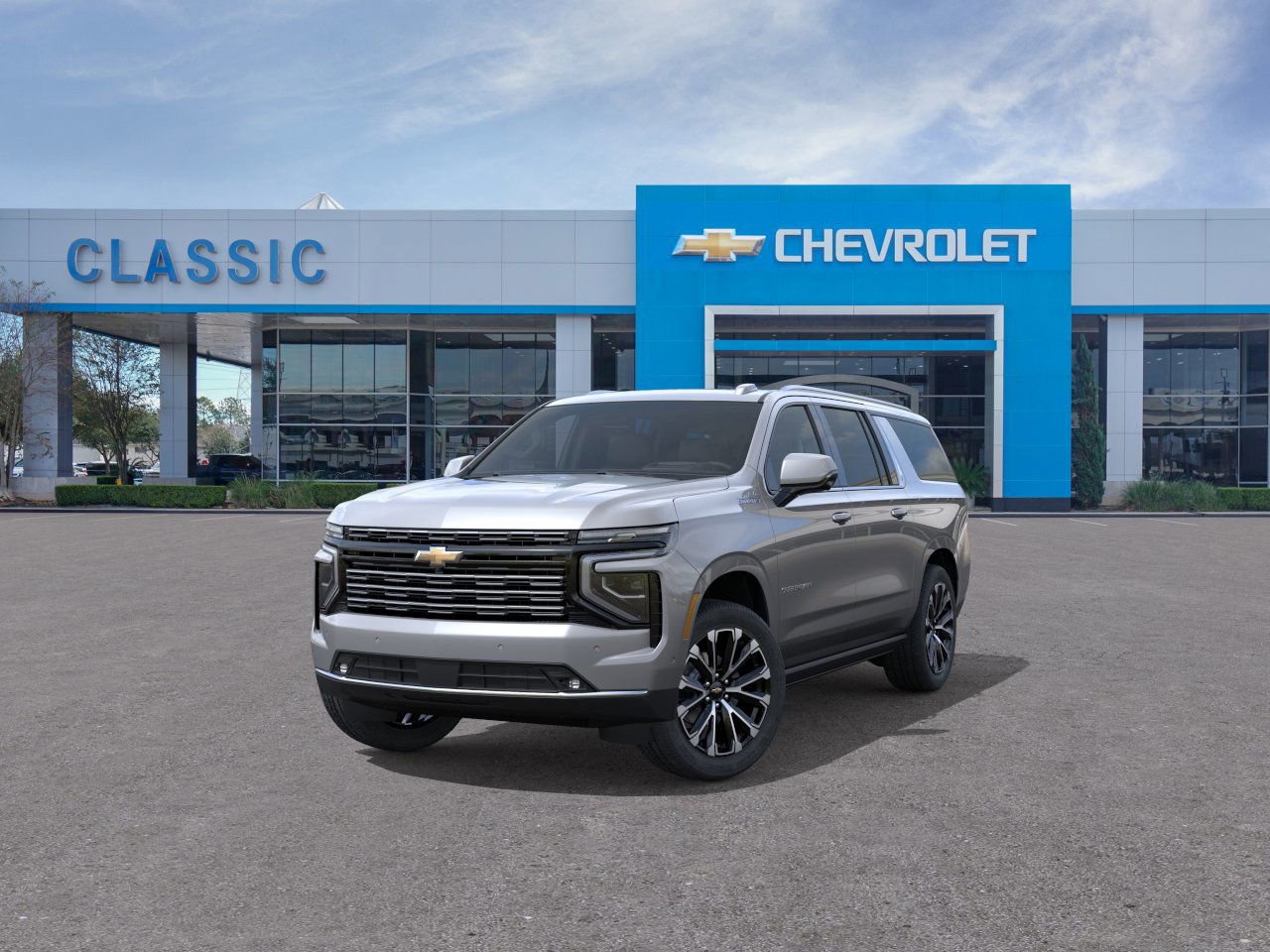 2025 Chevrolet Suburban High Country Gray at Classic Elite Chevrolet Hwy 6