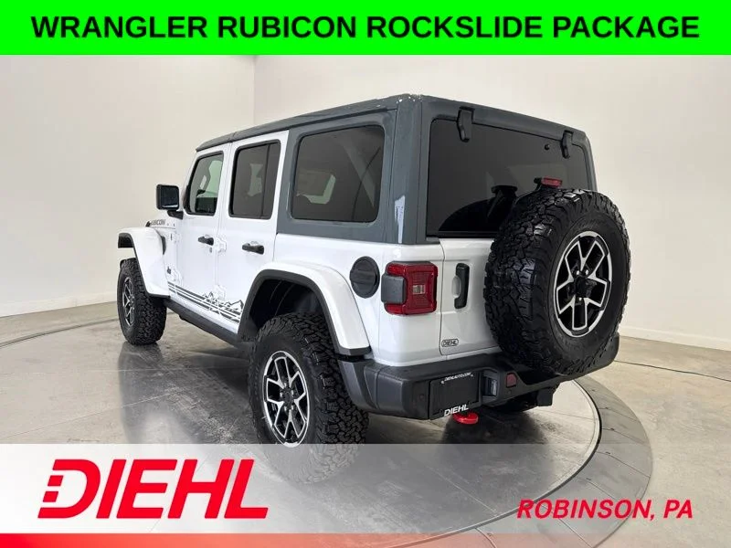 New 2026 Bright White Clearcoat Jeep Rubicon image 5