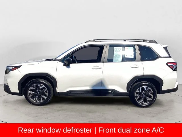 Used 2025 Crystal White Pearl Subaru Base image 2