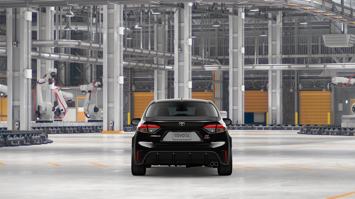 New 2026 Midnight Black Metallic Toyota Hybrid SE image 8