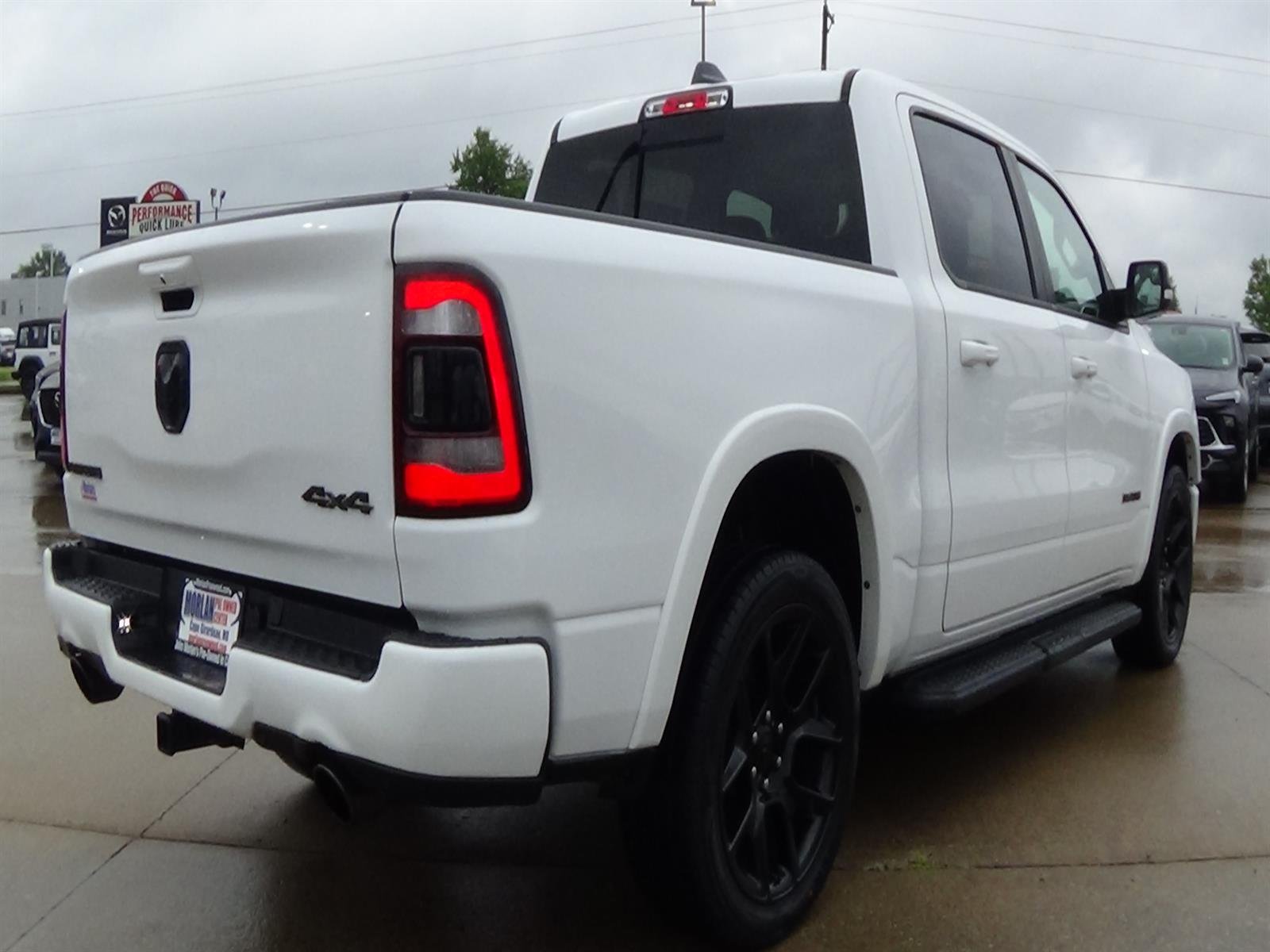Used 2022 Bright White Clear Coat (pw7) RAM Laramie image 6