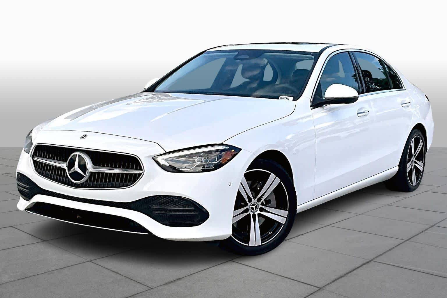 Polar White 2025 Mercedes-Benz C-Class C 300 4MATIC Sedan All-Wheel Drive 9-Speed Automatic