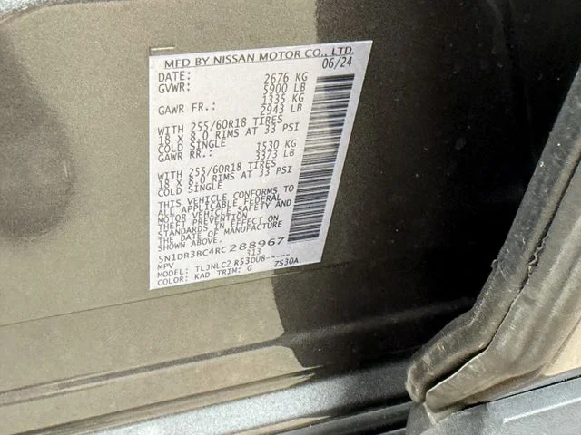 Used 2024 Gray Nissan SV image 28