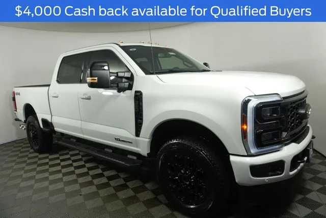 New 2026 Star White Metallic Tri-Coat Ford F-350® Lariat® image 2