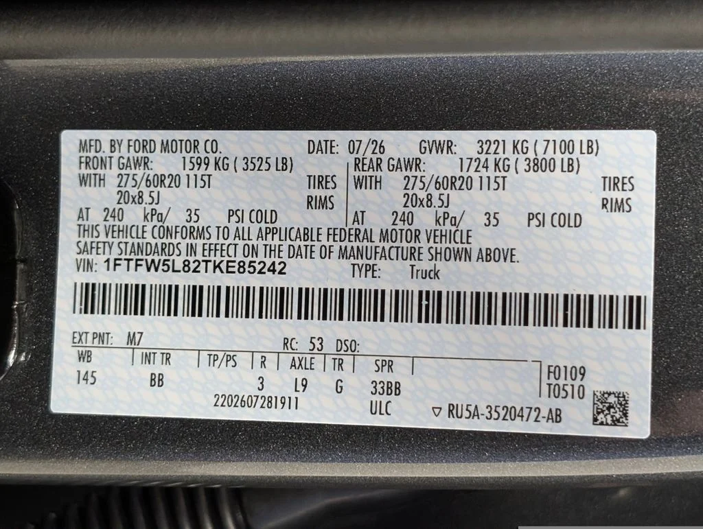 New 2026 Carbonized Gray Metallic Ford Lariat® image 32